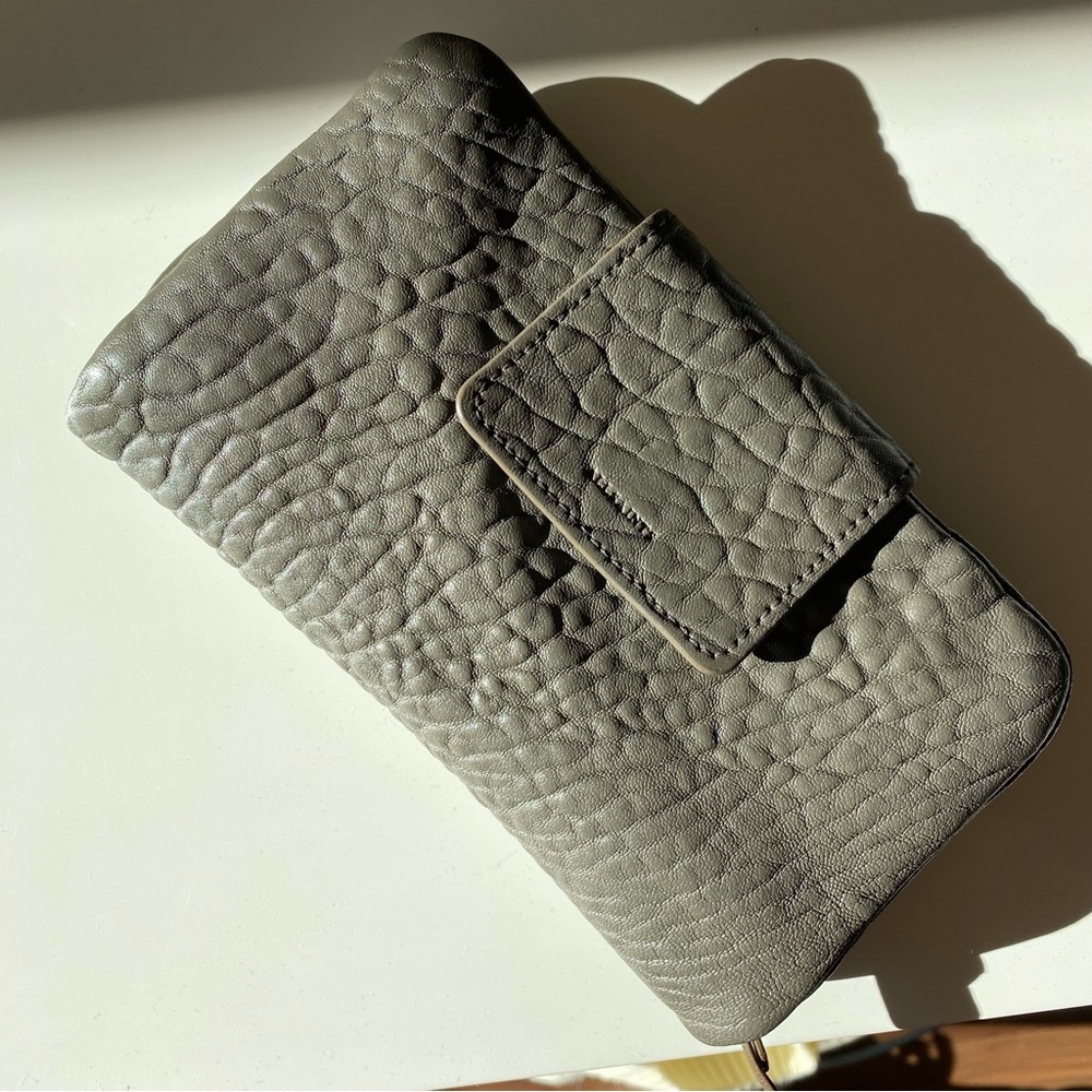 All Saints Pebbled Leather Wallet